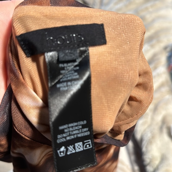 Monroe Bodysuit in Brown Tie Dye - Picture 11 of 14